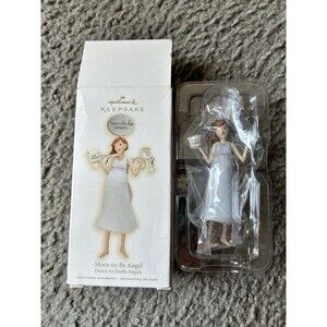 Hallmark Keepsake Mom To Be Angel Down To Earth Angels 2009 Christmas Ornament